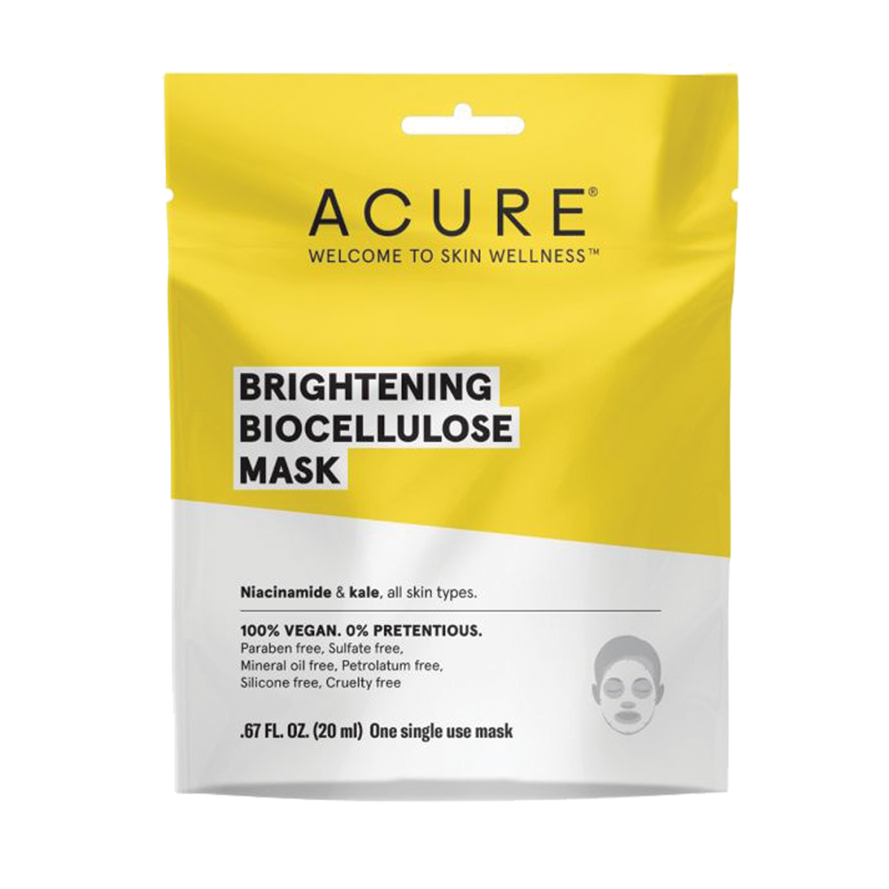 Acure Brightening Biocellulose Sheet Mask 20ml
