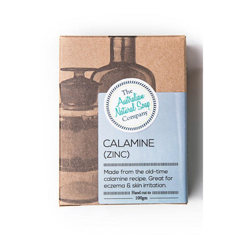 THE AUSTRALIAN NATURAL SOAP CO Calamine With Zinc Unscented 100g