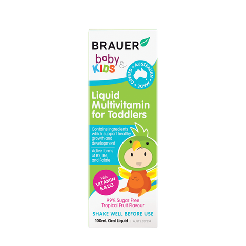 Brauer Baby & Toddler Liquid MultiVitamin 100ml (Short shelf life)