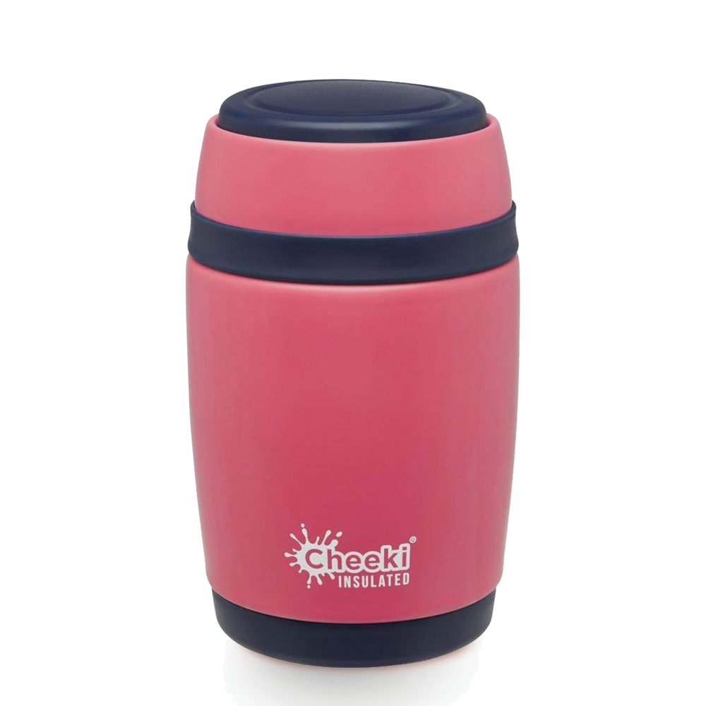 Cheeki Insulated Food Jar - Dusty Pink 480ml