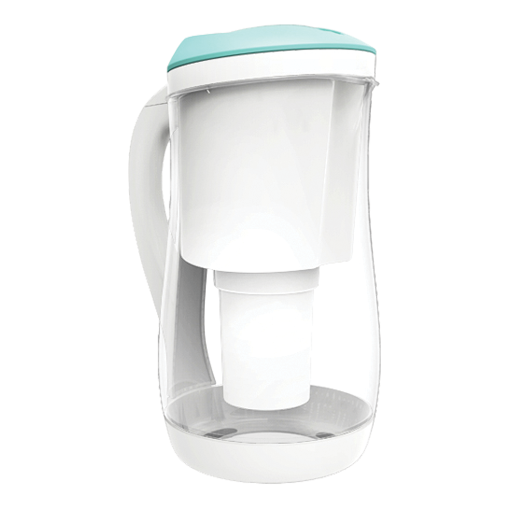 Ecobud Gentoo Plastic Water Filter Jug Aqua & White 1.5L