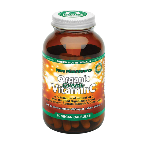 Green Nutritionals Organic Green Vitamin C - 60 Capsules