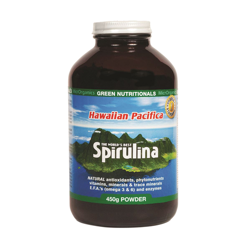 Green Nutritionals Hawaiian Pacifica Spirulina Powder - 450g