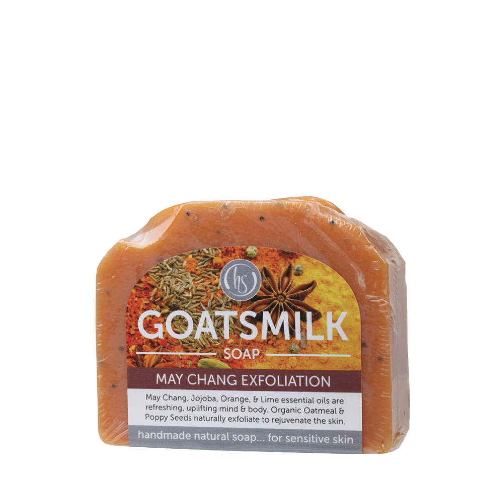 Harmony Soapworks May Chang Exfoliation Goat's Milk Soap 140g