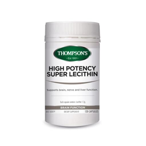 Thompson's High Potency Super Lecithin 120 Capsules