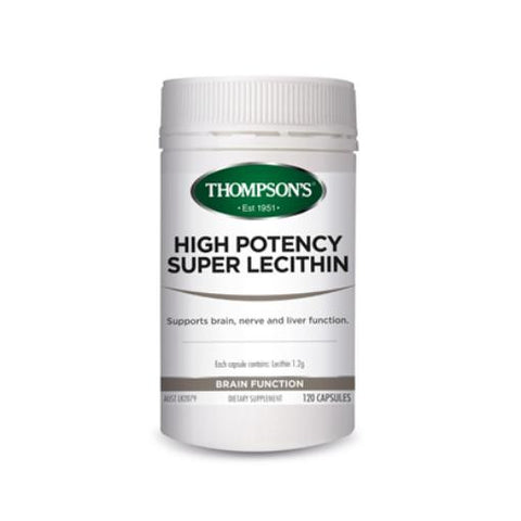 Thompson's High Potency Super Lecithin 120 Capsules