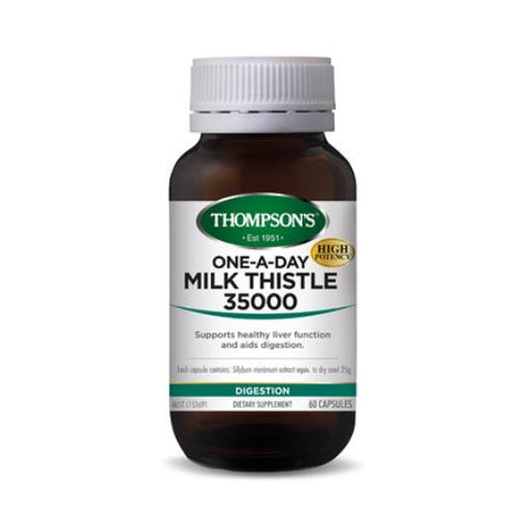 Thompson's One-A-Day Milk Thistle 35000mg 60 Caps