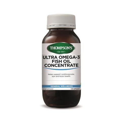 Thompson's Ultra Omega-3 Fish Oil Conc. 120 Caps