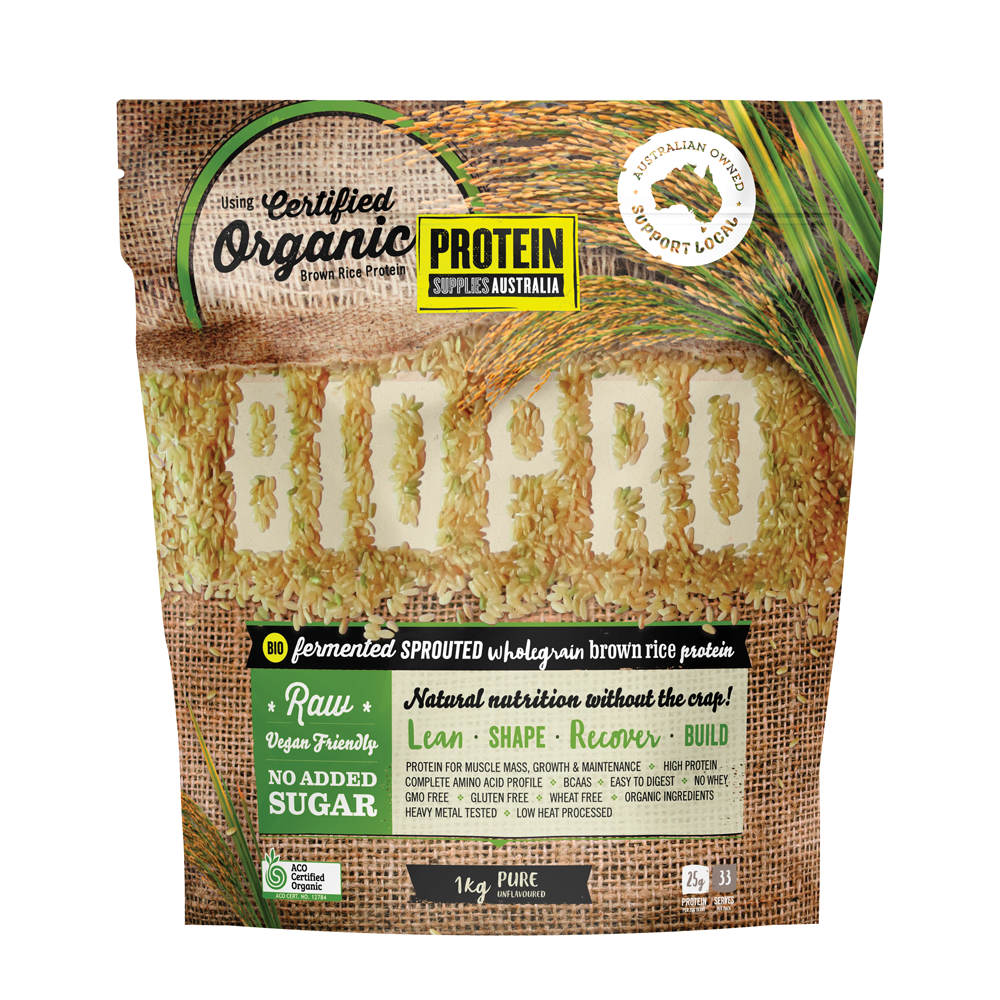Protein Supplies Australia Brown Rice Protein BioPro Pure - 1kg