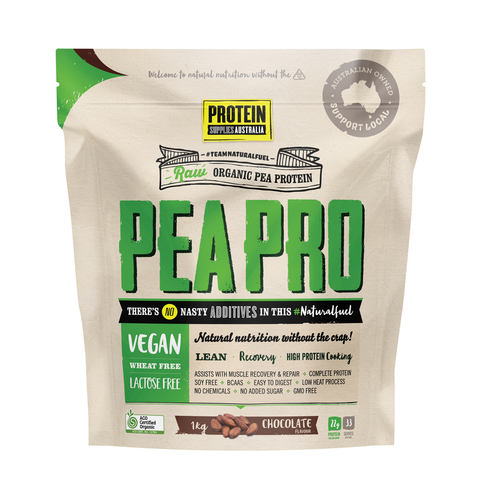 Protein Supplies Australia Pea Protein Isolate PeaPro Chocolate - 1kg
