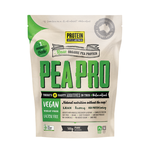 Protein Supplies Australia Pea Protein Isolate PeaPro Pure - 500g