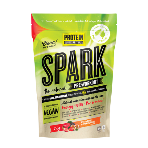 Protein Supplies Australia Spark Pre-Workout Strawberry & Passionfruit - 250g