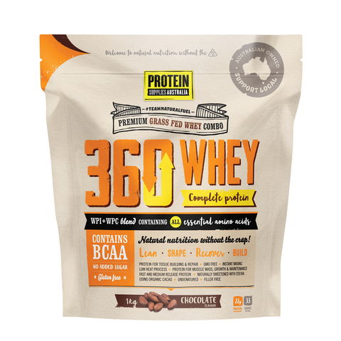 Protein Supplies Australia Whey Protein 360 Combo Chocolate - 1kg