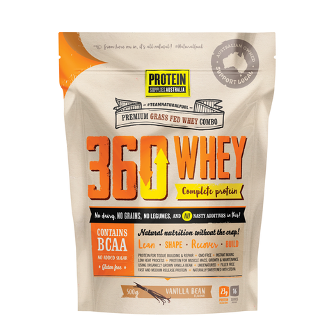 Protein Supplies Australia Whey Protein 360 Combo Vanilla - 500g