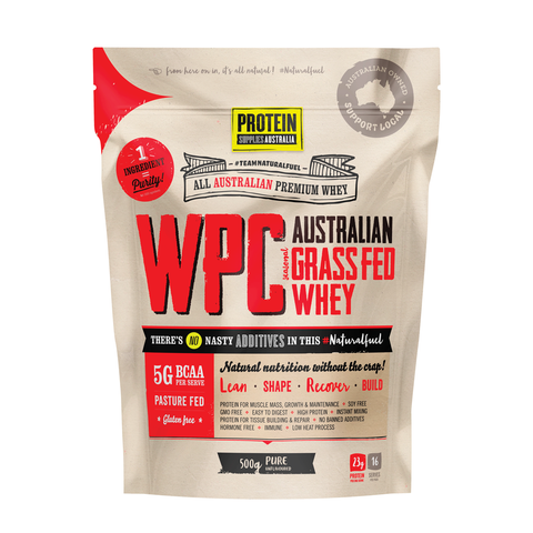 Protein Supplies Australia Whey Protein Concentrate WPC Pure - 500g