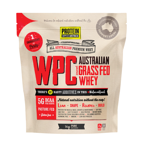 Protein Supplies Australia Whey Protein Concentrate WPC Pure - 1kg