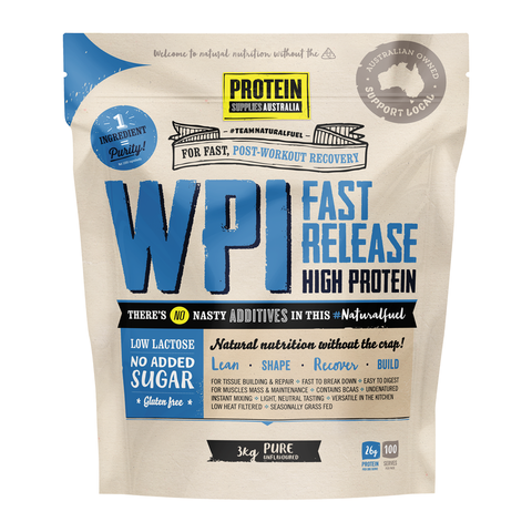 Protein Supplies Australia Whey Protein Isolate WPI Pure - 3kg
