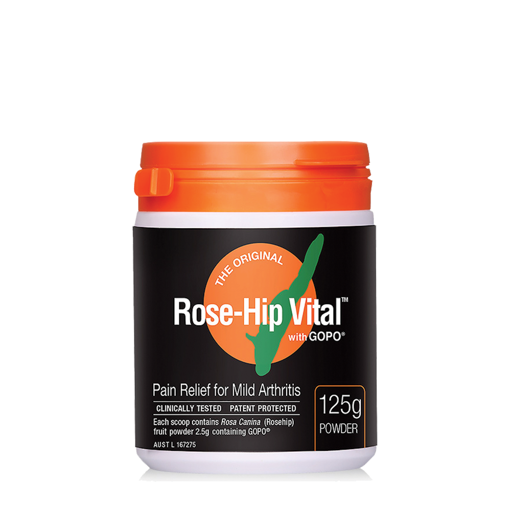 Rose-Hip Vital Powder Natural Arthritis Pain Relief 125g